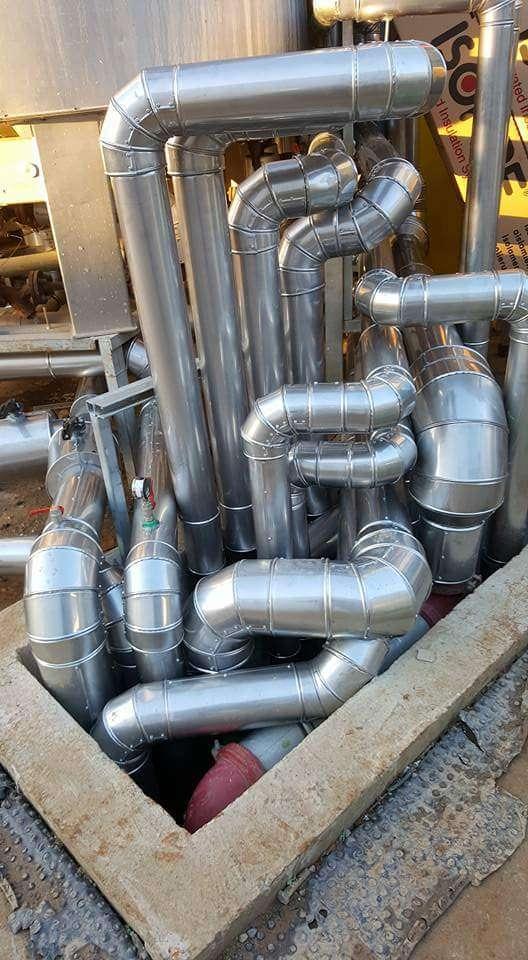 Μόνωση δικτύων πυρόσβεσης και ζεστού νερού